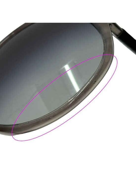 Chanel Sunglasses CC Logo Quilted Gray Black Eyewear